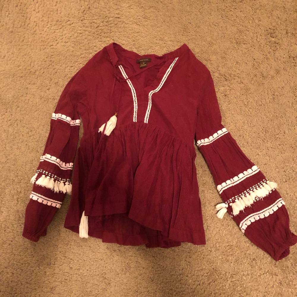 Long sleeved blouse